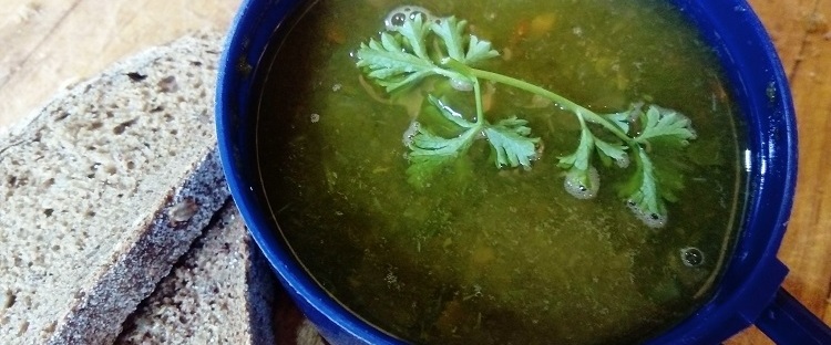 James Bond food vegetable soup