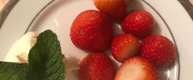 James Bond food strawberries